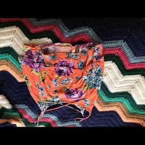 Floral crop top